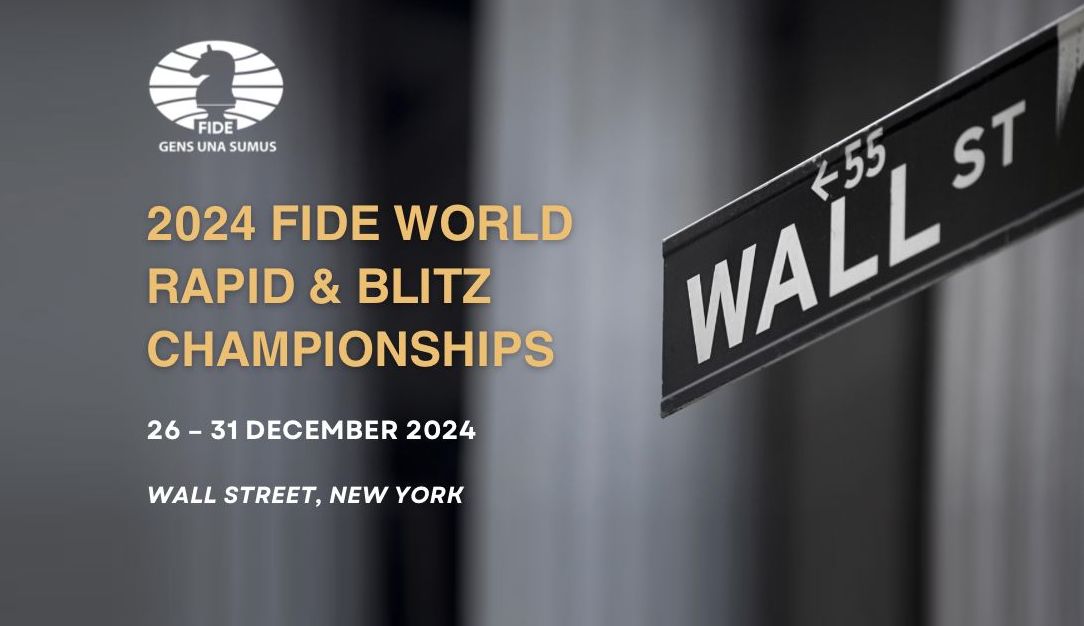 Iconic Wall Street venues to host 2024 World Rapid & Blitz Championship